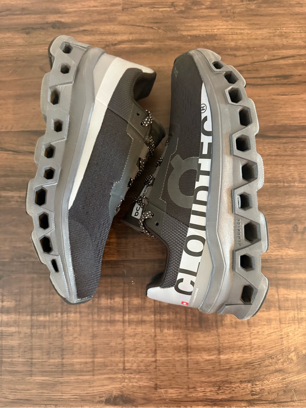 On Cloudmonster Black Magnet Running Shoes Women’s Size 7.5 - Picture 4 of 7